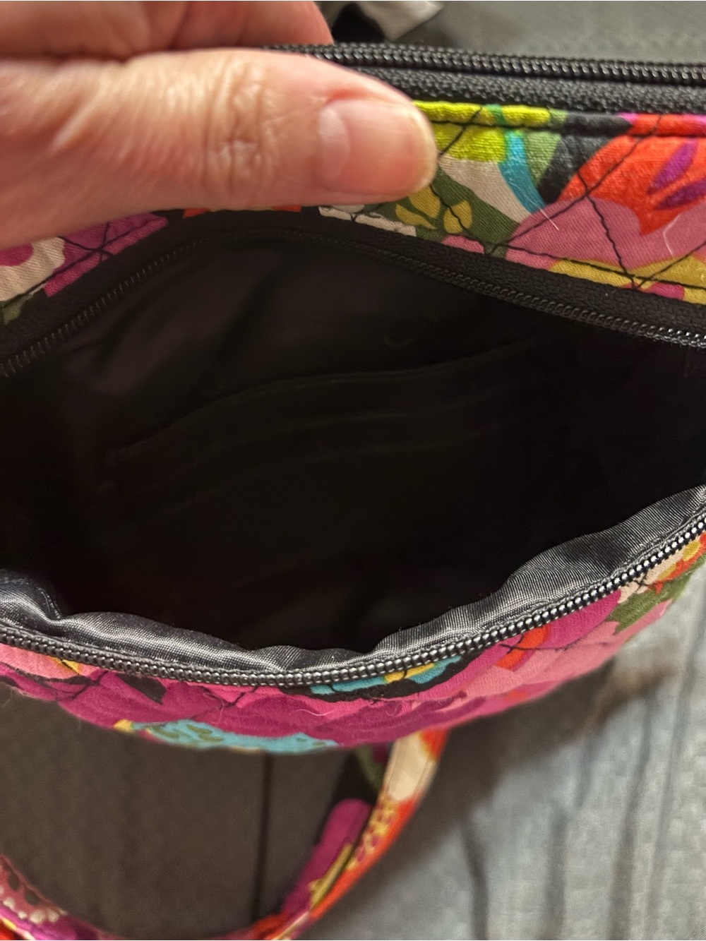 Vera Bradley Multicolor Floral Quilted Crossbody - Picture 6 of 10